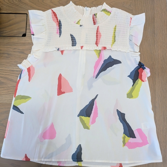 THML Tops - Colorful Abstract Women's Top